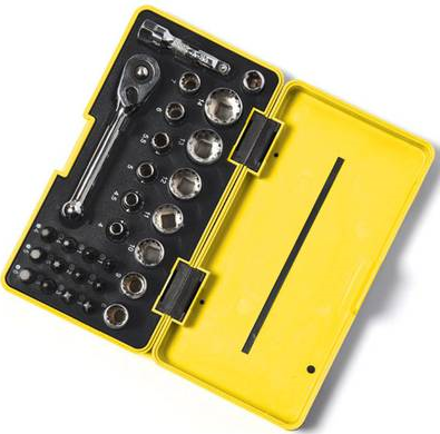 C.K. Steckschlüsselsatz 28teilig T4654 (T4654) von C.K Tools