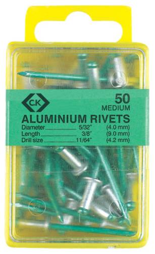 C.K T3819A 620 Blindniete (Ø x L) 4.8mm x 16mm Aluminium Aluminium 40St. von C.K