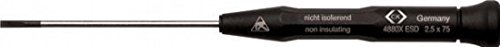 C.K T4880XES15 Xonic ESD Schraubendreher Schlitz, 1.5mm x 60mm von C.K
