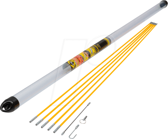 CK T5420 - C.K Einziehstangensatz 5x 1 Meter + Zubehör, MightyRod von C.K