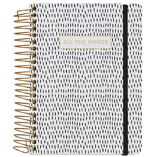 C.R. Gibson All The Things Notizbuch, 3-in-1, blanko, liniert und gepunktet, 16,25 cm B x 21,6 cm L, 480 Seiten von C.R. Gibson