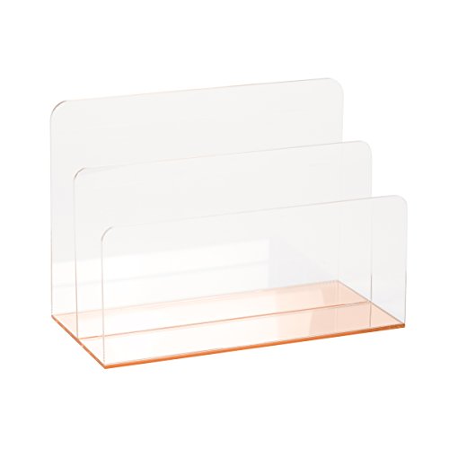 C.R. Gibson Rose Gold Clear Acrylic File Holder von C.R. Gibson