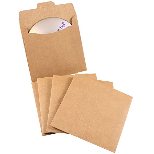 100 CD- und Dvd-Beutel aus Kraftpapier von C.X.Y.