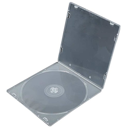 50 Stück Transparente CD DVD Videobox mit transparenter Tasche für Cover von C.X.Y.