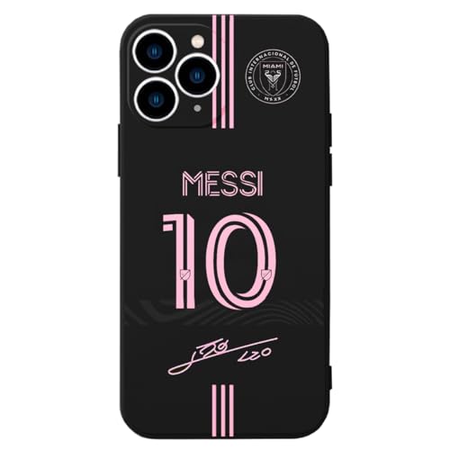 C0KC0IP ZERMU Schutzhülle für iPhone 16 Pro, Mess%i Inter Soccer Miam-i #10, modische Hülle, vollständiger Schutz, weiches Silikon, TPU, Stoßdämpfung, Stoßfängerabdeckung, Handyhülle für iPhone 16 Pro von C0KC0IP