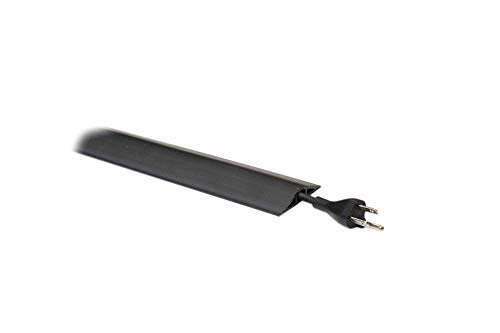 C2G/Wiremold corduct overfloor Kordel Displayschutzfolie, Schwarz 15 ft 16328 von C2G