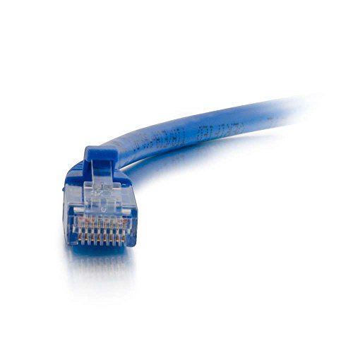 C2G / Cables to Go 29018 Cat6-Kabel – Knickschutz, ungeschirmt, Ethernet-Netzwerk-Patchkabel, Multipack, Blau, 4,26 m, 50 Stück von C2G