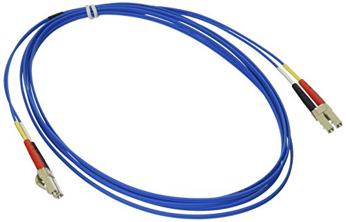 C2G /Cables to Go 37647 Glasfaser-Patchkabel, LC/LC, Duplex, 50/125, Multimode, 3 m, Blau von C2G