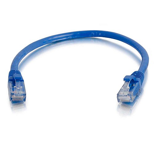 C2G 0. 5M Blau Cat5e Ethernet RJ45 Hohe Geschwindigkeit Netzwerk Kabel, LAN Lead Cat5e Unshielded PVC UTP Patch Kabel von C2G