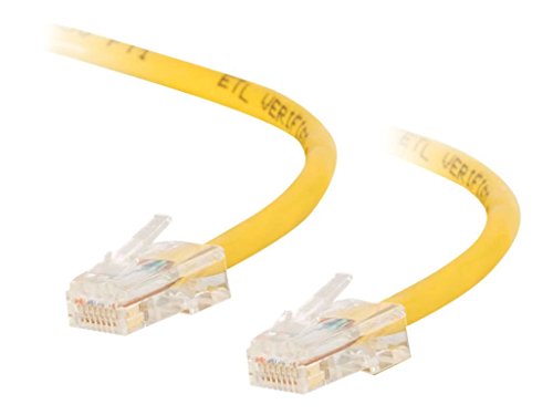 C2G 0. 5M Cat5e Netzwerk Crossover Patch Kabel. Xover Ethernet-Kabel, Peer-to-Peer-Computerleitung. GELB CAT5E PVC UTP von C2G