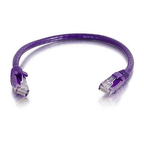C2G 0. 5M Lila Cat5e Ethernet RJ45 Hohe Geschwindigkeit Netzwerk Kabel, LAN Lead Cat5e Unshielded PVC UTP Patch Kabel, violett von C2G