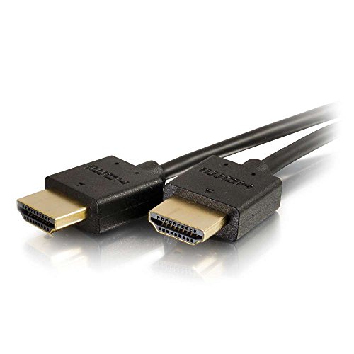 C2G 0.3m Flexible High Speed HDMI Cable with Low Profile Connectors - 4K 60Hz Compatible with Xbox One, Xbox Series S, Blu-ray, DVD, PS4, PS5, Smart TV, Soundbar and Monitors von C2G