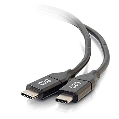 C2G 1,8m USB-C to USB-C 5A vermogen Delivery and Data Transfer Lead Geschikt voor gebruik met Galaxy S9/8+, MacBook Pro, iPad Pro, Google Pixel, Chromebook, Nexus, Huawei, Nintendo Switch en Meer von C2G