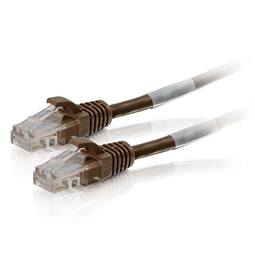 C2G 1. 5M Braun Cat5e Ethernet RJ45 Hohe Geschwindigkeit Netzwerk Kabel, LAN Lead Cat5e Unshielded PVC UTP Patch Kabel von C2G