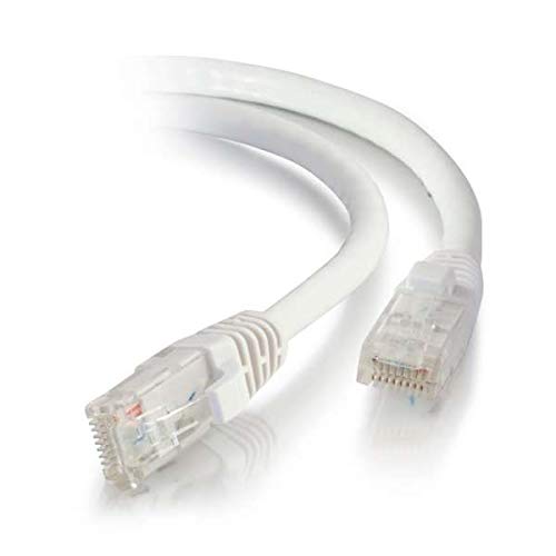 C2G 1. 5M Cat5e Ethernet RJ45 Hohe Geschwindigkeit Netzwerkkabel, LAN Leitung Snagless UTP LSZH-weiß von C2G