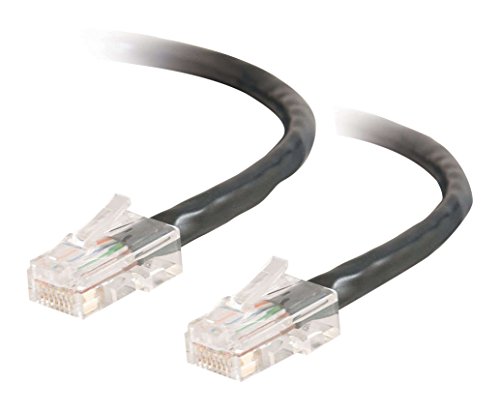 C2G 1. 5M Cat5e Netzwerk Crossover Patch Kabel. Xover Ethernet-Kabel, Peer-to-Peer-Computerleitung. Schwarz CAT5E PVC UTP von C2G