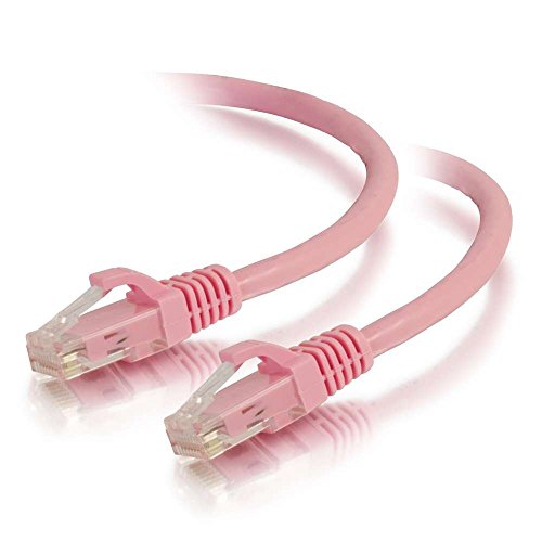 C2G 1. 5M Rosa Cat5e Ethernet RJ45 Hohe Geschwindigkeit Netzwerkkabel, LAN-Leitung Cat5e Ungeschirmtes PVC UTP Patchkabel von C2G