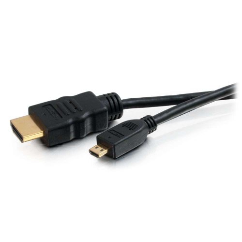 C2G 1.8m High Speed HDMI to Micro HDMI Cable with Ethernet - 4K 60Hz Compatible with Hero and Other Action Cameras, Supports 4K Ultra HD and 3D von C2G