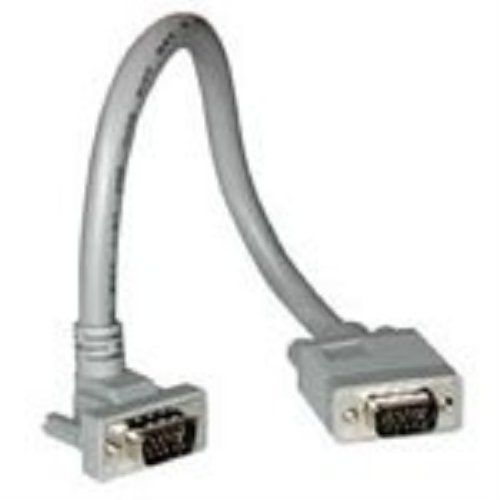 C2G 10M Premium HD15 SXGA VGA auf VGA Monitorkabel mit 90-Grad-Stecker. VGA-Computerkabel, Stecker auf Stecker, 90 Grad von C2G