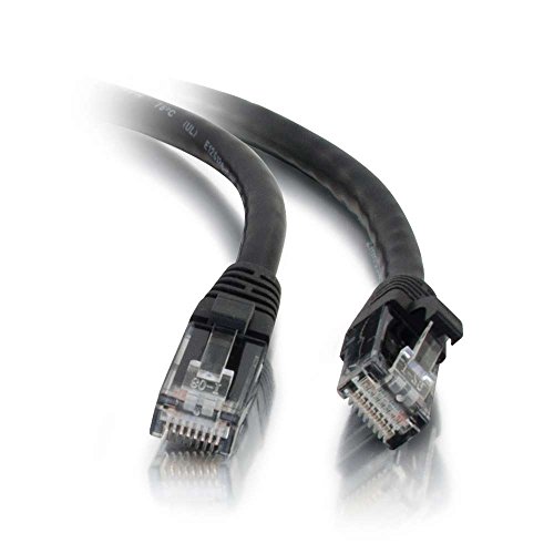 C2G 10M SCHWARZES Cat5e Ethernet RJ45 High-Speed-Netzwerkkabel, LAN-Leitung Cat5e Ungeschirmtes PVC UTP Patchkabel von C2G
