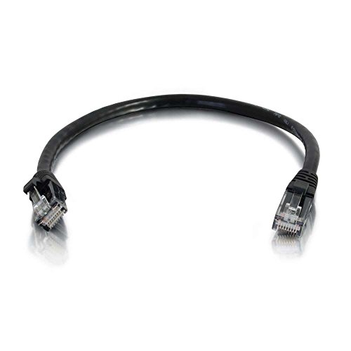 C2G 10M Schwarz CAT6 Ethernet Gigabit Lan Netzwerkkabel (RJ45) Patchkabel, UTP, kompatibel mit CAT. 5, CAT. 5e und CAT. 7. von C2G