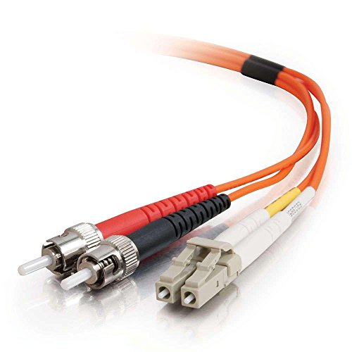 C2G 10m Glasfaser/Glasfaserkabel fàur Fast Ethernet, Fibre Channel, ATM und Gibabit Patchkabel LC/ST LSZH Duplex Multimode 50/125 Glasfaserkabel von C2G