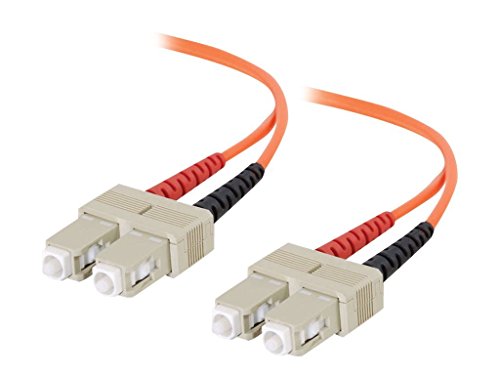 C2G 10m Glasfaser/Glasfaserkabel fàur Fast Ethernet, Fibre Channel, ATM und Gibabit Patchkabel LSZH SC/SC Duplex Multimode 62,5/125 MM von C2G