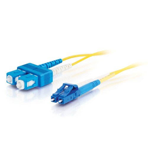C2G 10m Glasfaser/Glasfaserkabel fàur Gigabit-Ethernet-Anwendungen LC/SC LSZH Duplex Multimode 9/125 SM Glasfaser von C2G