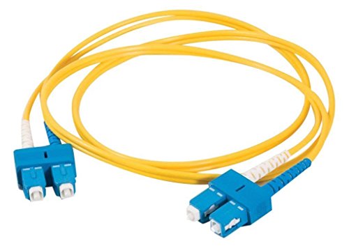 C2G 10m Glasfaser/Glasfaserkabel fàur Gigabit-Ethernet-Anwendungen SC/SC LSZH Duplex Singlemode 9/125 SM Glasfaser von C2G