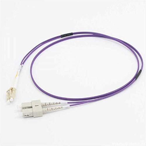C2G 10m LC/SC OM4 LSZH Fibre Patch - Violett - Patchkabel - LC-Multimode (M) auf SC-Multimode (M) - 10 m - Glasfaser - 50/125 Mikron - OM4 - Violett von C2G