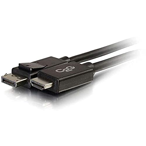 C2G 15ft (4.5m) DisplayPort™ Male to HDMI® Male Adapter Cable - Black Compatible with Lenovo, HP, Dell, AMD and NVIDIA von C2G
