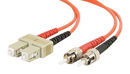 C2G 15m Glasfaser/Glasfaserkabel fàur Fast Ethernet, Fibre Channel, ATM und Gibabit Patchkabel SC/ST Duplex Multimode 62,5/125 MM von C2G