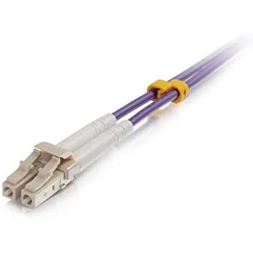 C2G 15m LC/LC OM4 LSZH Fibre Patch - Violett - Patchkabel - LC-Multimode (M) auf LC-Multimode (M) - 15 m - Glasfaser - 50/125 Mikron - OM4 - Violett von C2G