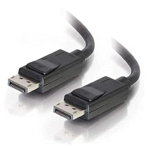 C2G 1M 8K DisplayPort-Kabel mit Verriegelung 8K UHD Ultra High Definition DisplayPort-Stecker auf Stecker Computermonitor-Kabel Schwarz von C2G