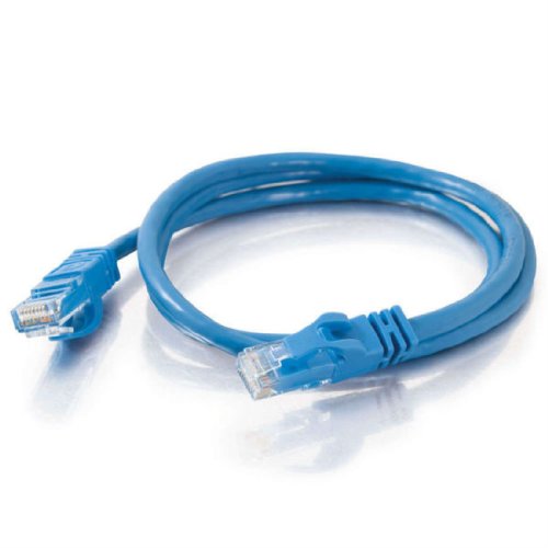 C2G 1M Blau CAT6A Ethernet Gigabit LAN Netzwerkkabel (RJ45) Vernickeltes und kupfergeflochtenes Patch UTP Kabel von C2G