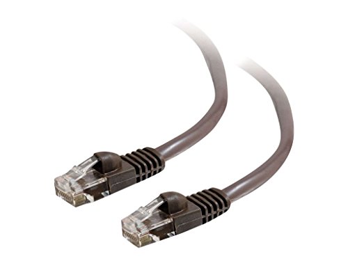 C2G 1M Braun Cat5e Ethernet RJ45 Hohe Geschwindigkeit Netzwerk Kabel, LAN Lead Cat5e Unshielded PVC UTP Patch Kabel Braun von C2G