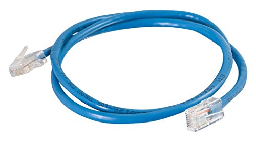 C2G 1M Cat5e Ethernet RJ45 High-Speed-Netzwerkkabel, LAN-Leitung BLAU Cat5e PVC UTP Patch-Kabel von C2G