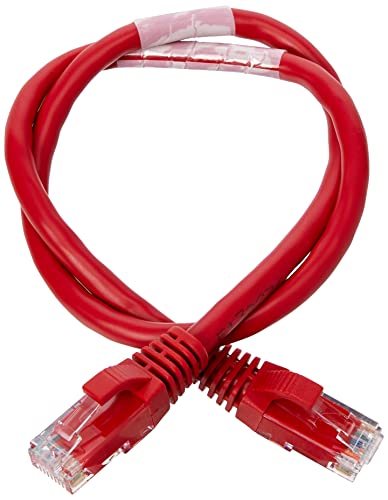 C2G 1M Rot CAT6 Netzwerk Crossover Patch Kabel. Xover-Ethernet-Kabel, Peer-to-Peer-Computerleitung, 0.5M von C2G