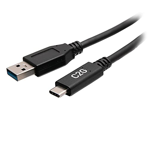 C2G 1ft USB-C[R] Stecker zu USB-A Stecker Kabel - USB 3.2 Gen 1 (5Gbps) von C2G