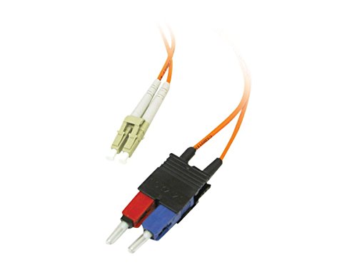 C2G 1m Glasfaser/Glasfaserkabel fàur Fast Ethernet, Fibre Channel, ATM und Gigabit Patchkabel LSZH LC/SC Duplex Multimode 62,5/125 MM von C2G