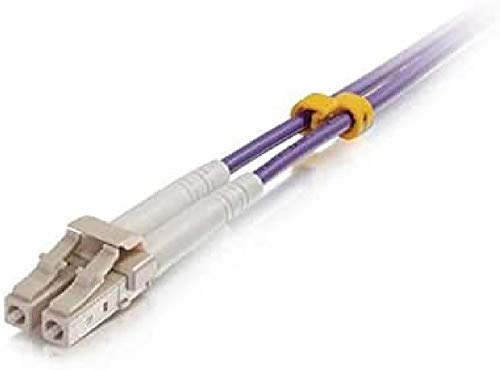 C2G 1m LC/LC OM4 LSZH Fibre Patch - Violett - Patchkabel - LC-Multimode (M) auf LC-Multimode (M) - 1 m - Glasfaser - 50/125 Mikron - OM4 - Violett von C2G