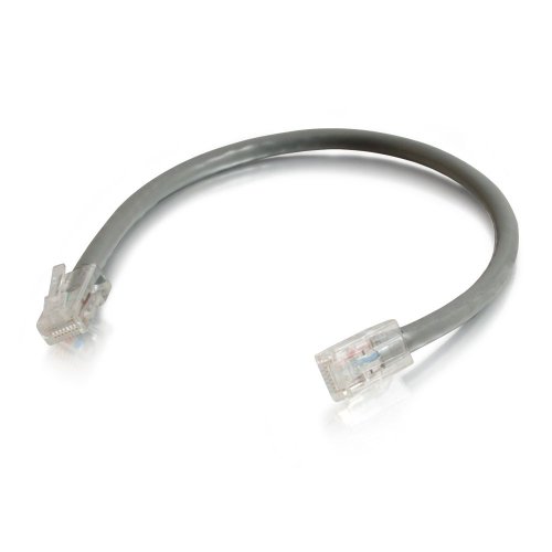 C2G 24960 Cat5e Kabel – nicht geschirmtes Ethernet-Netzwerk-Patchkabel, grau, 0,60 m von C2G