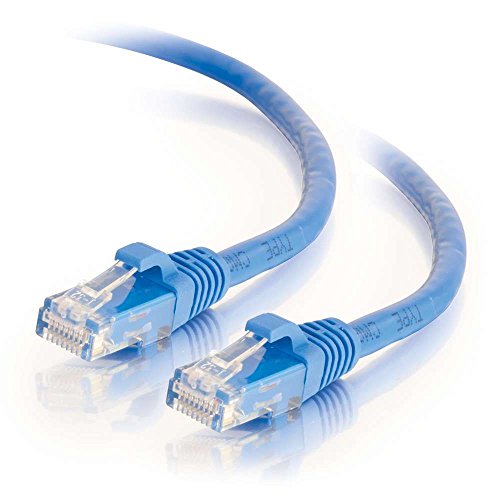 C2G 29003 Cat6-Kabel, snagless, ungeschirmtes Ethernet-Netzwerk-Patchkabel, Multipack (50 Stück), Blau (9003) von C2G