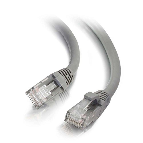 C2G 29033 Cat6-Kabel, snagless, ungeschirmtes Ethernet-Netzwerk-Patchkabel, Multipack (50 Stück), Grau (2,13 m) von C2G