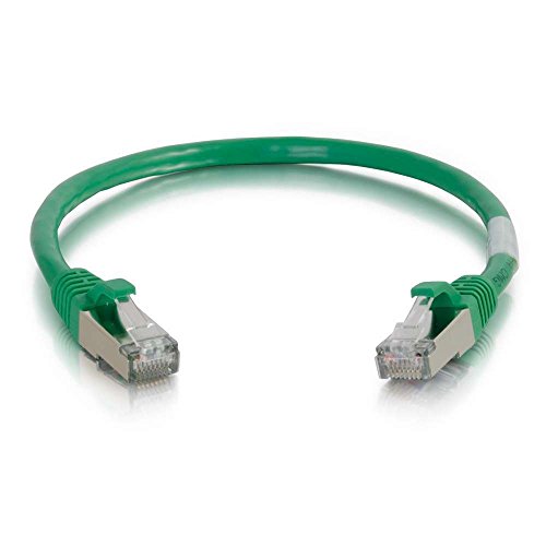 C2G 2M Cat5e Ethernet Netzwerk-Patchkabel (STP) Gebootet & Shielded GRN von C2G