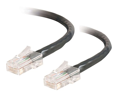 C2G 2M Cat5e Netzwerk Crossover Patch Kabel. Xover Ethernet-Kabel, Peer-to-Peer-Computerleitung. Schwarz CAT5E PVC UTP von C2G