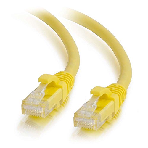 C2G 2M GELB CAT6 Ethernet Gigabit Lan Netzwerkkabel (RJ45) Patchkabel, UTP, kompatibel mit CAT. 5, CAT. 5e und CAT. 7. von C2G