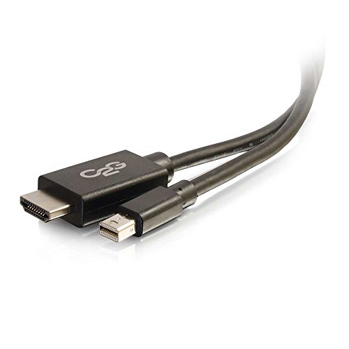 C2G 2M Mini DisplayPort-Stecker auf HDMI-Stecker Full HD Audio- und Videokabel von C2G
