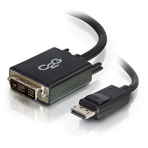 C2G 2m DisplayPort-Stecker auf Single Link DVI-D-Stecker Adapterkabel - Schwarz von C2G
