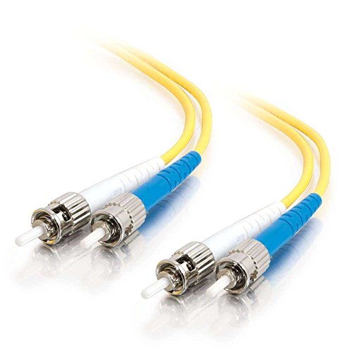 C2G 2m ST-ST 9/125 OS1 Duplex Singlemode PVC Glasfaserkabel (LSZH) - Gelb von C2G